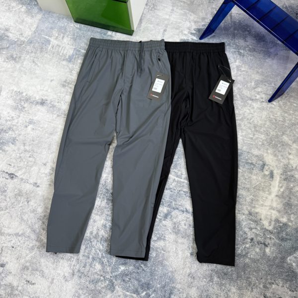 High Quality Lululemon Sweatpants Black Breathable Style