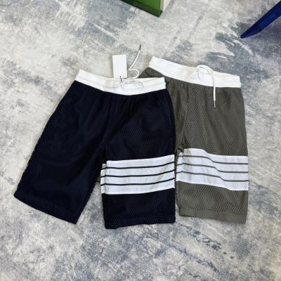 Premium Quality Thom Browne Shorts Navy Classic Luxury