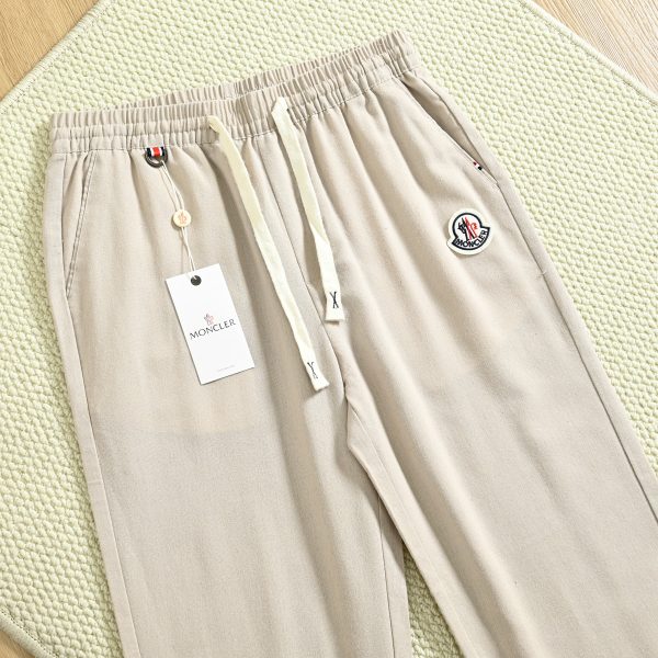 Best Selling Moncler Trousers Black Linen Casual Collection