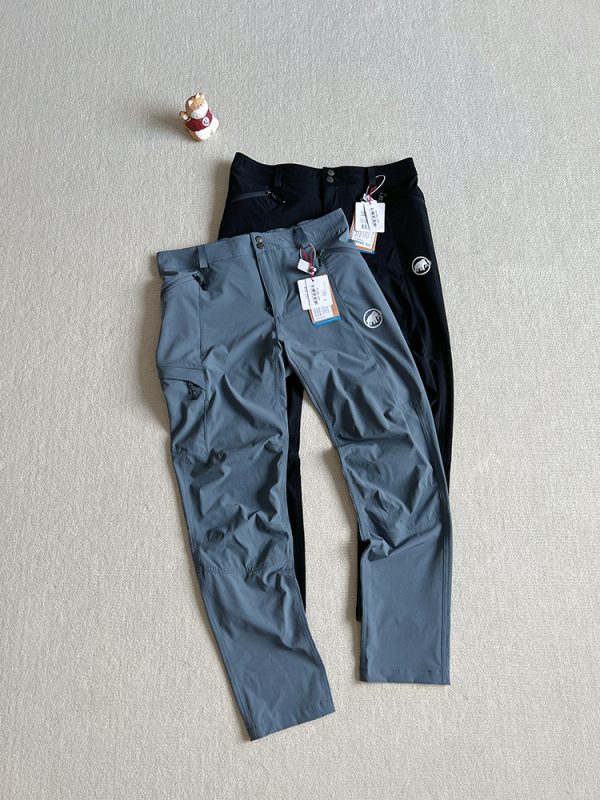 Luxury Mammut Trousers Black Breathable Style