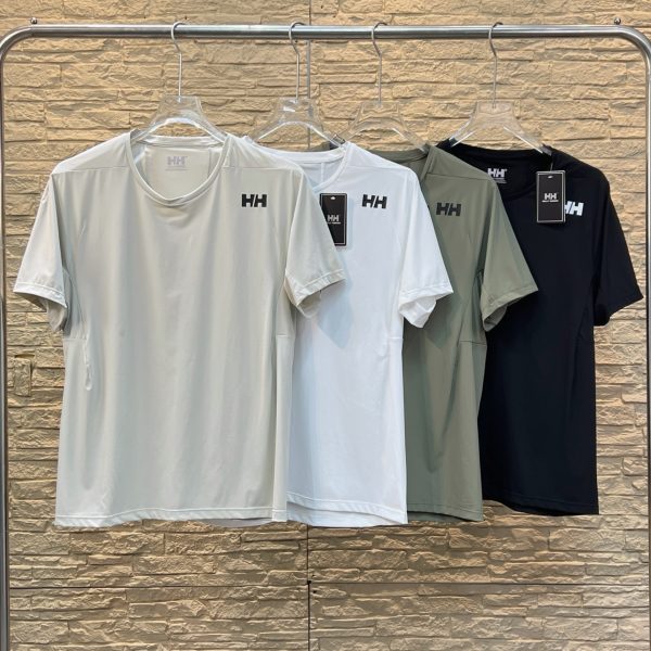Luxury Helly Hansen Short-Sleeved Shirts Khaki Silk Casual Luxury