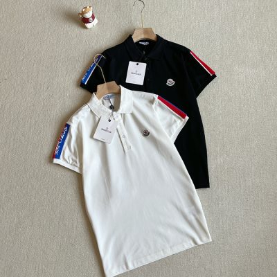 Best Selling Moncler Polo Shirt Black Logo Collection