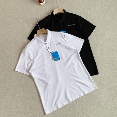 High Quality Columbia T-Shirts Black Casual Luxury