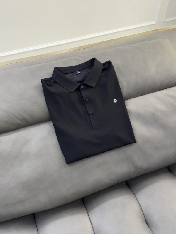Best Selling Lululemon Short-Sleeved T-Shirts Black Silk Casual Collection