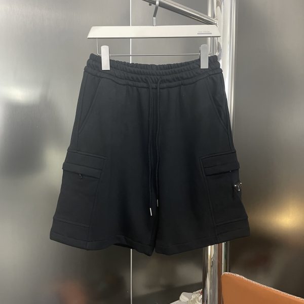 High Quality Prada Shorts Black Cowhide Classic Luxury