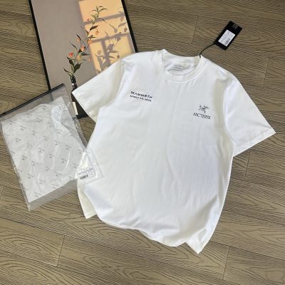 Premium Mammoth Short Sleeves White Cotton Print Collection