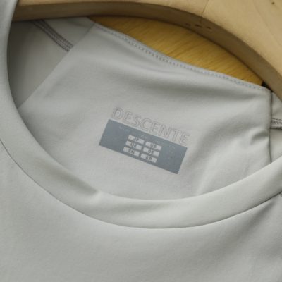 Premium Descente Short Sleeves Black Knit Casual Collection