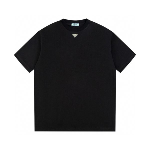 Best Selling Prada Short Sleeves White Cotton Classic Collection