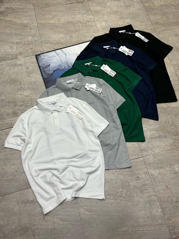 High Quality Lacoste Short-Sleeved Shirts Multicolor Casual Style