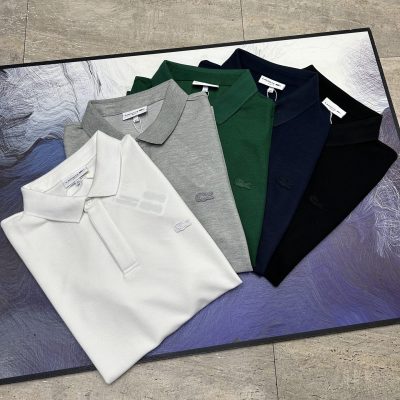 High Quality Lacoste Short-Sleeved Shirts Multicolor Casual Luxury
