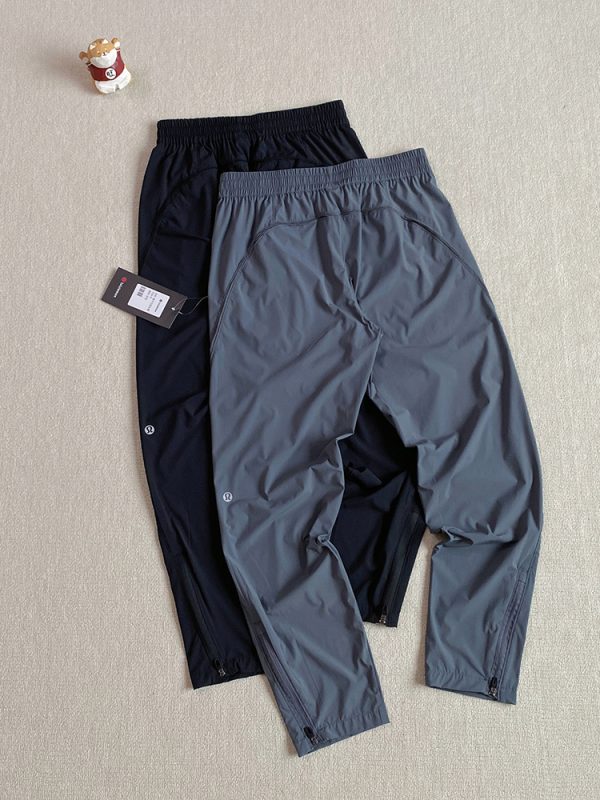 High Quality Lululemon Sweatpants Black Breathable Style