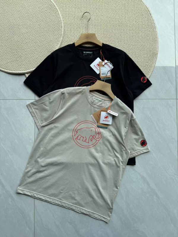 Luxury Mammut Short Sleeves Khaki Cotton Print Collection