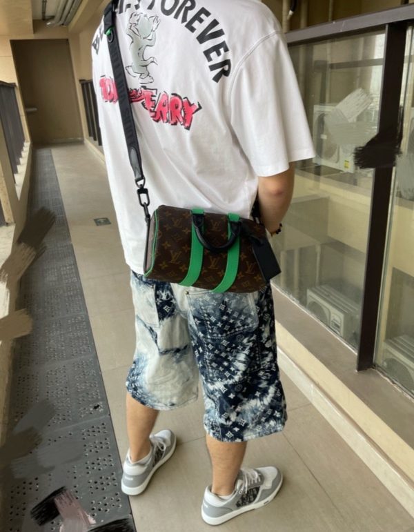 Luxury Louis Vuitton Shorts Denim Breathable Style