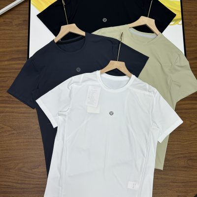High Quality Lululemon Short Sleeves Black Silk Casual Collection