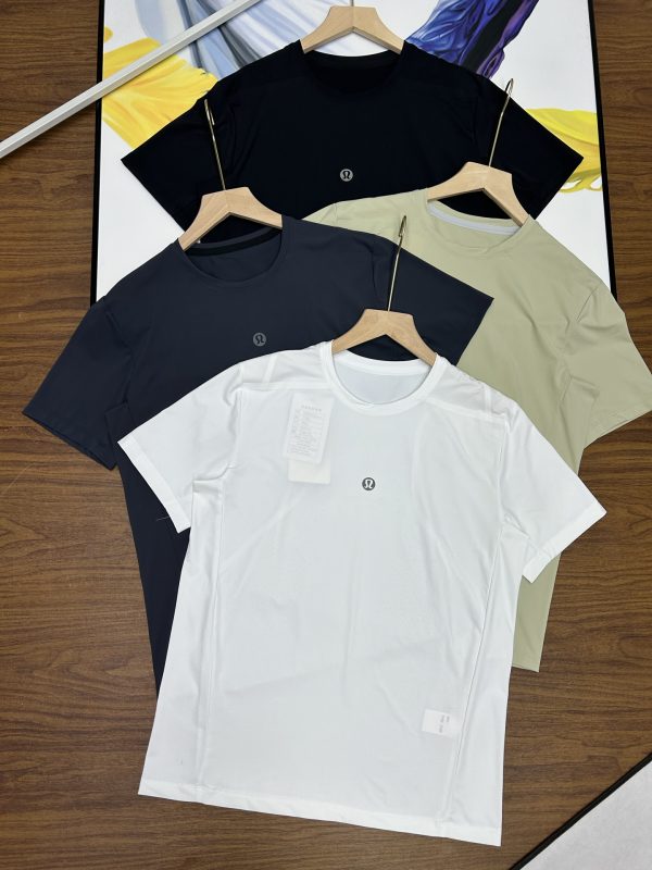 High Quality Lululemon Short Sleeves Black Silk Casual Collection