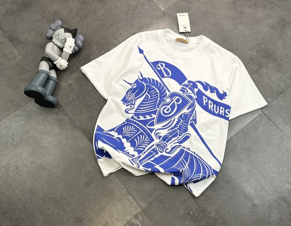 Premium Quality Burberry Short Sleeves Cotton Print Style