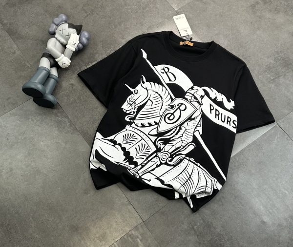 Premium Burberry Short Sleeves Cotton Print Style
