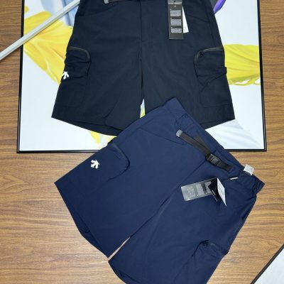 High Quality Descente Shorts Black Silk Urban Luxury