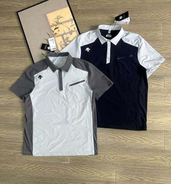 High Quality Descente Short-Sleeved Shirts Breathable Style
