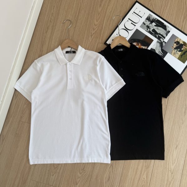 High Quality The North Face Polo Shirt Black Cotton Classic Luxury