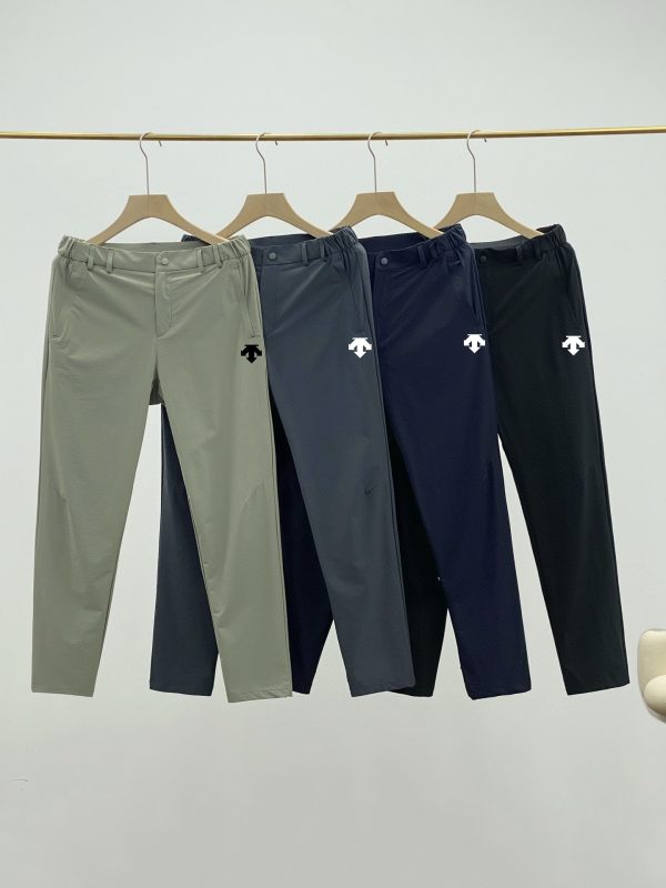 Luxury Descente Pants Black Nylon Urban Luxury