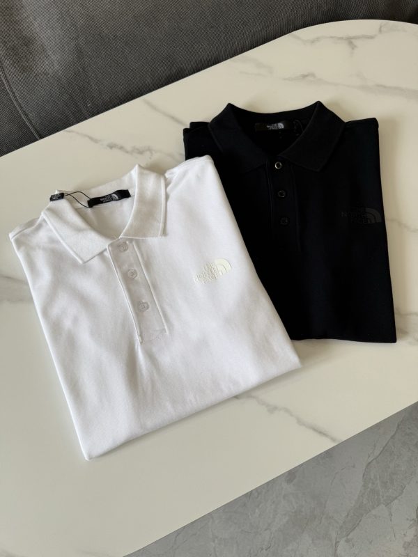 Best Selling The North Face Polo Shirt Black Cotton Classic Style