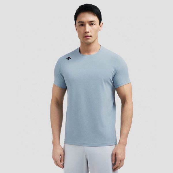 Premium Quality Descente Short Sleeves Black Cotton Collection