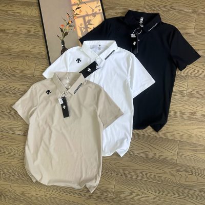 High Quality Descente Short-Sleeved Shirts Casual Luxury