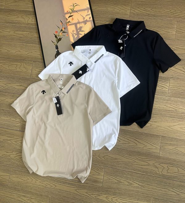 High Quality Descente Short-Sleeved Shirts Casual Luxury