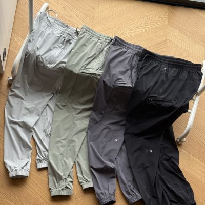 Premium Quality Lululemon Trousers Black Breathable Collection