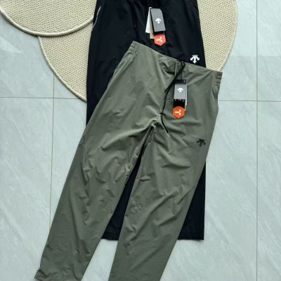 Luxury Descente Trousers Black Patchwork Luxury