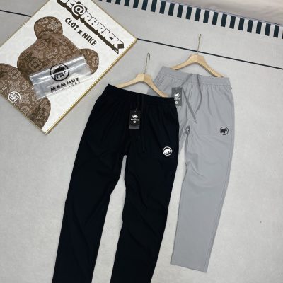 High Quality Mammut Trousers Black Breathable Luxury