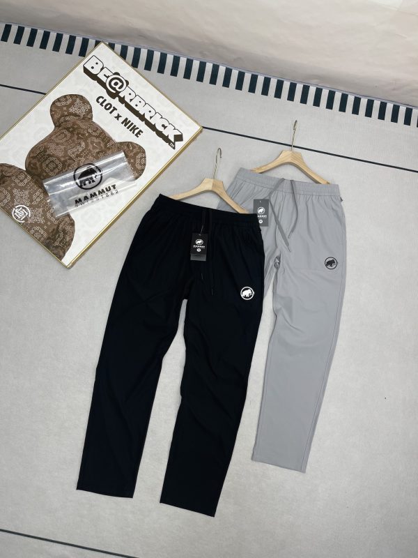 High Quality Mammut Trousers Black Breathable Luxury