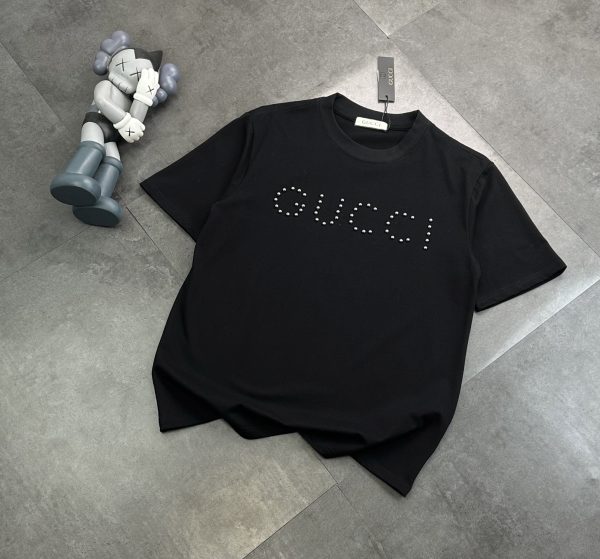 Luxury Gucci Short Sleeves White Cotton Classic Luxury