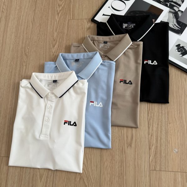 Premium Quality Fila Short-Sleeved Black Classic Luxury