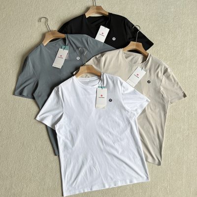 High Quality Lululemon T-Shirt Black Breathable Collection