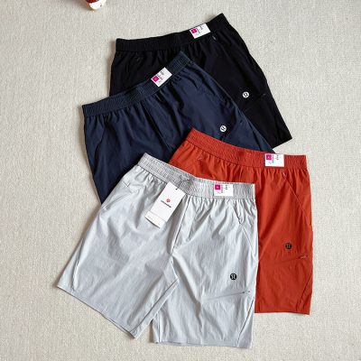 High Quality Lululemon Shorts Black Breathable Luxury