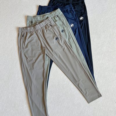 Premium Quality Mammut Trousers Black Silk Urban Style