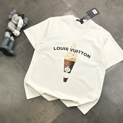 Best Selling Louis Vuitton Short Sleeves Cream Classic Style