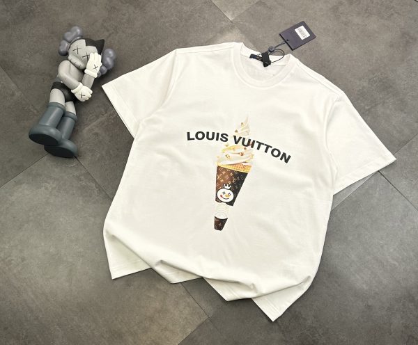 Best Selling Louis Vuitton Short Sleeves Cream Classic Style