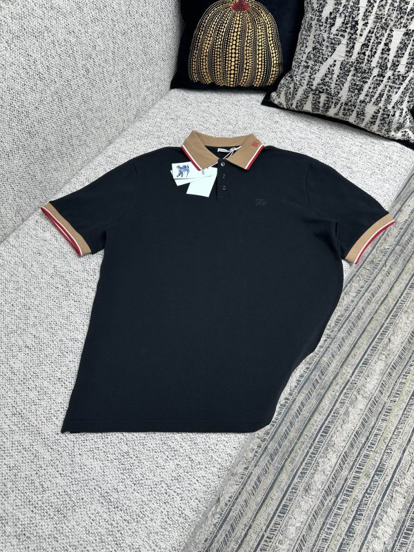 Premium Burberry Kd Blue Cotton Logo Collection