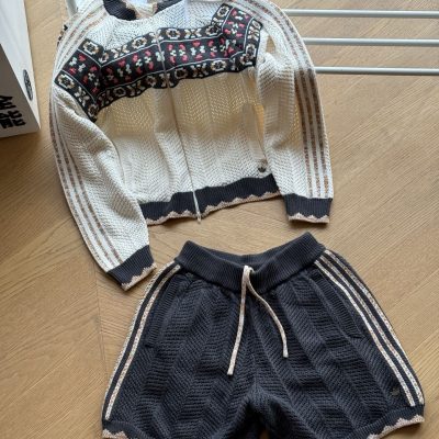 Luxury Adidas Shorts Cream Cotton Collection