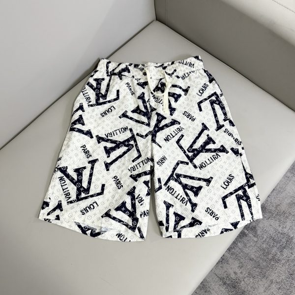 Best Selling Louis Vuitton Shorts Navy Print Style