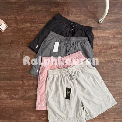 Premium Ralph Lauren Shorts Black Embroidered Luxury