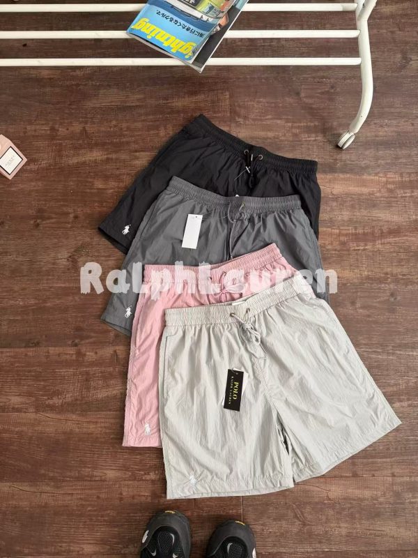 Premium Ralph Lauren Shorts Black Embroidered Luxury