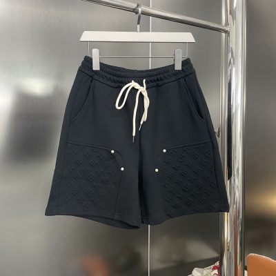 High Quality Louis Vuitton Shorts Black Classic Luxury