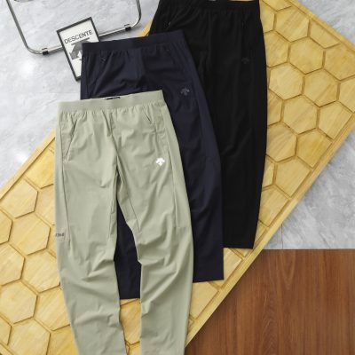 Premium Quality Descente Pants Black Breathable Luxury