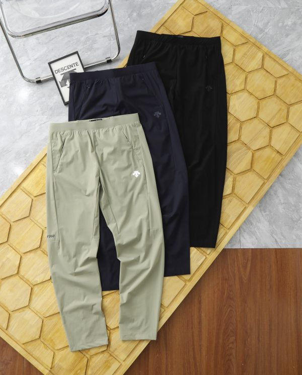 Premium Quality Descente Pants Black Breathable Luxury