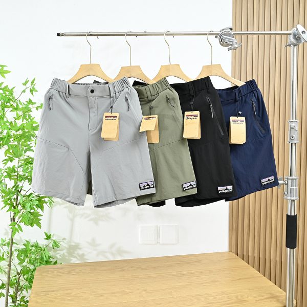 Premium Patagonia Shorts Gray Nylon Casual Style