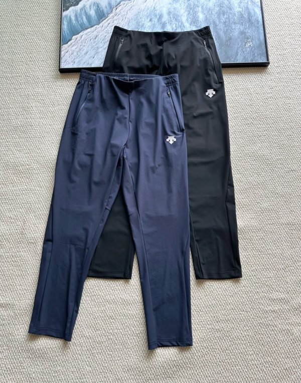 Luxury Descente Casual Pants Black Breathable Collection